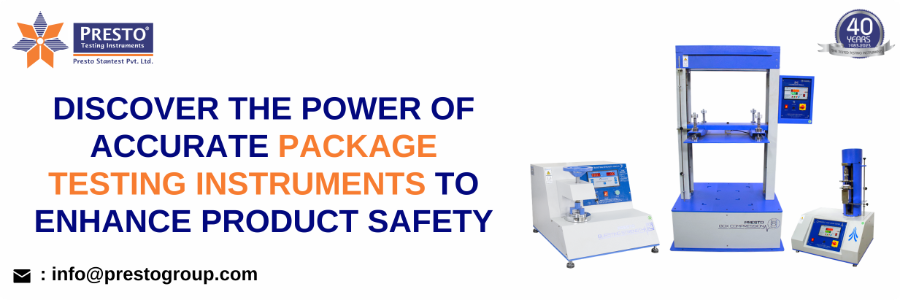 Discover the power of accurate package testing instruments to enhance product safety